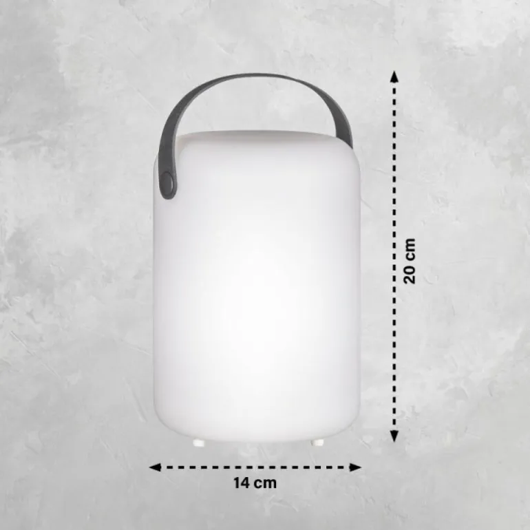 Lampe de table FHL easy Orno LED Blanc, 1 lumière, Télécommandes, Changeur de couleurs