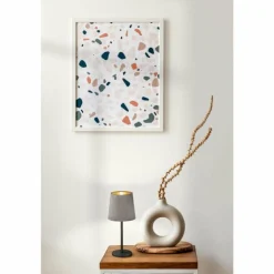 Lampe de table FHL easy Palina Noir, 1 lumière