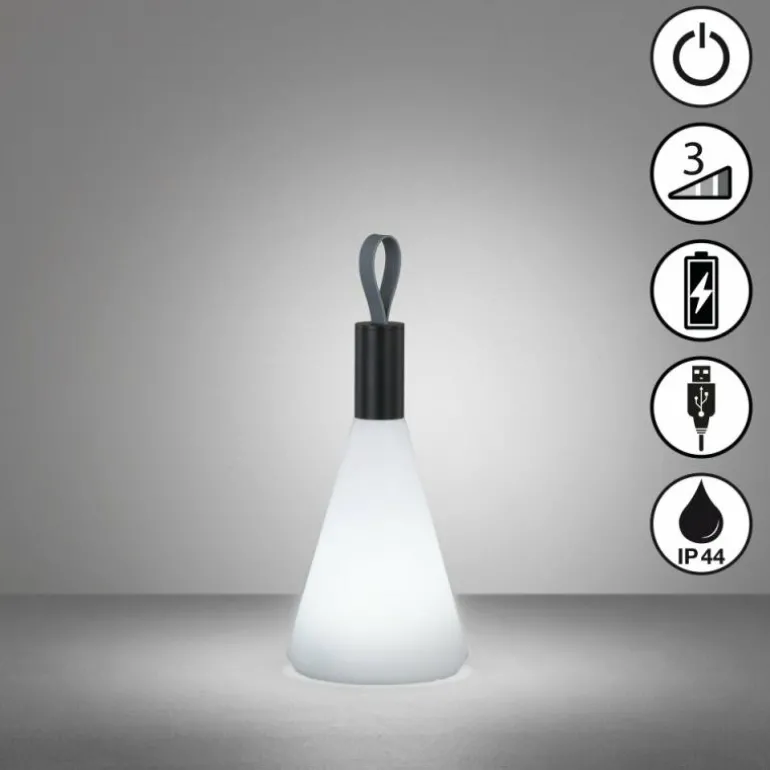 Lampe de table FHL easy Prian LED Noir, 1 lumière