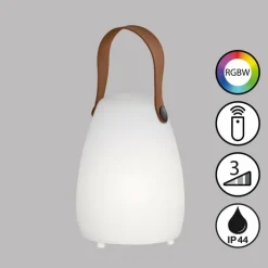 Lampe de table FHL easy Ruby LED Blanc, 1 lumière, Télécommandes, Changeur de couleurs