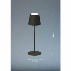 Lampe de table FHL easy Tropea LED Noir, 1 lumière