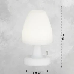 Lampe de table FHL easy Termoli LED Blanc, 1 lumière, Changeur de couleurs