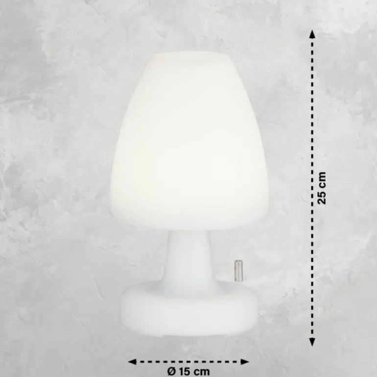 Lampe de table FHL easy Termoli LED Blanc, 1 lumière, Changeur de couleurs