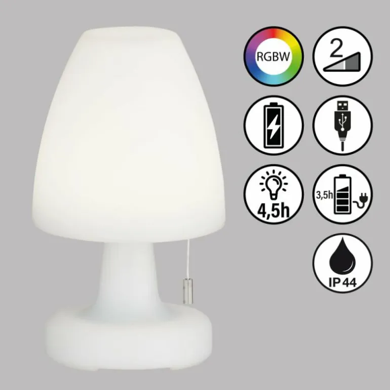Lampe de table FHL easy Termoli LED Blanc, 1 lumière, Changeur de couleurs