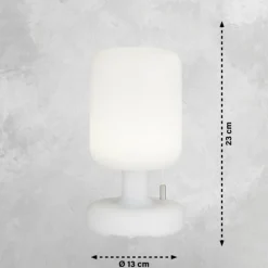 Lampe de table FHL easy Termoli LED Blanc, 1 lumière, Changeur de couleurs
