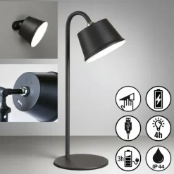 Lampe de table FHL easy Voet LED Noir, 1 lumière