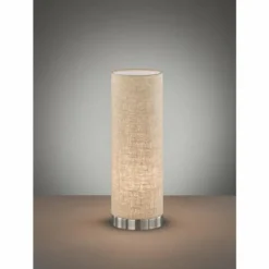 Lampe de table Fischer & Honsel Thor Nickel mat, 1 lumière