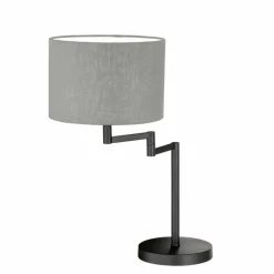 Lampe de table Fischer & Honsel Rota Noir, 1 lumière