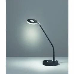 Lampe de table Fischer & Honsel Dent LED Noir, 1 lumière