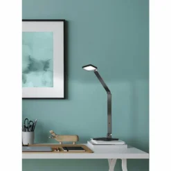 Lampe de table Fischer & Honsel Rike LED Noir, 1 lumière