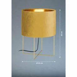 Lampe de table Fischer & Honsel Aura Or, 1 lumière