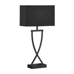 Lampe de table Fischer & Honsel Anni Noir, 1 lumière