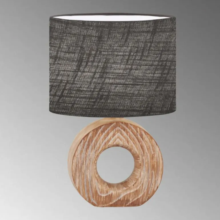 Lampe de table Fischer & Honsel Hanke Couleur bois, 1 lumière