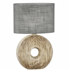 Lampe de table Fischer & Honsel Hanke Couleur bois, 1 lumière