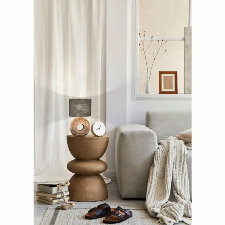 Lampe de table Fischer & Honsel Hanke Couleur bois, 1 lumière