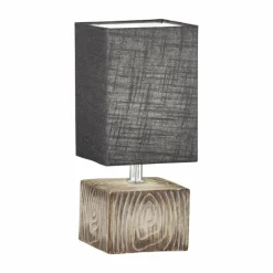 Lampe de table Fischer & Honsel Hauke Couleur bois, 1 lumière