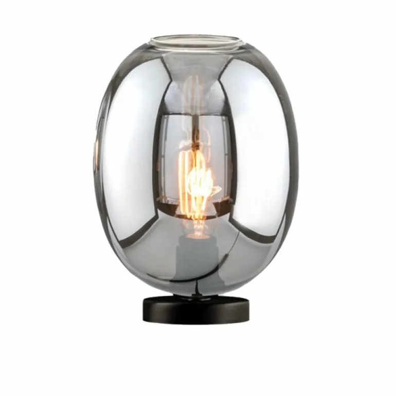 Lampe de table Fischer & Honsel Nayla Noir, 1 lumière