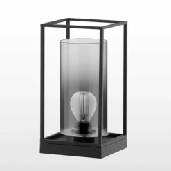 Lampe de table Fischer & Honsel Samu Noir, 1 lumière