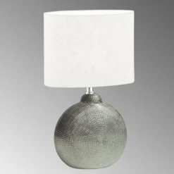 Lampe de table Fischer & Honsel Tobse Argenté, 1 lumière
