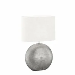 Lampe de table Fischer & Honsel Tobse Argenté, 1 lumière
