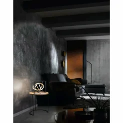 Lampe de table Fischer & Honsel Gesa LED Or, Noir, 1 lumière