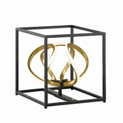 Lampe de table Fischer & Honsel Gesa LED Or, Noir, 1 lumière