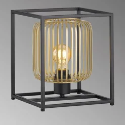 Lampe de table Fischer & Honsel Caydo Noir, 1 lumière