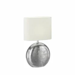 Lampe de table Fischer & Honsel Chambery Nickel mat, 1 lumière