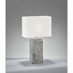 Lampe de table Fischer & Honsel Amiens Nickel mat, 1 lumière