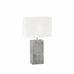 Lampe de table Fischer & Honsel Amiens Nickel mat, 1 lumière