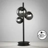 Lampe de table Fischer & Honsel Bala LED Noir, 3 lumières