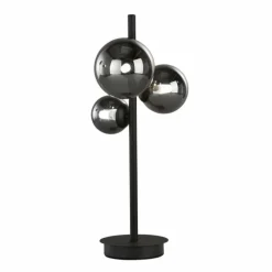 Lampe de table Fischer & Honsel Bala LED Noir, 3 lumières