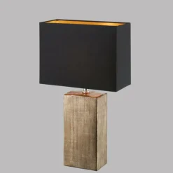 Lampe de table Fischer & Honsel Ouro Bronze, 1 lumière