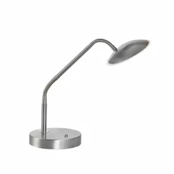 Lampe de table Fischer & Honsel Tallri LED Nickel mat, 1 lumière