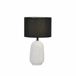 Lampe de table Fischer & Honsel Face Blanc, 1 lumière