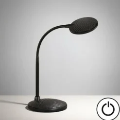 Lampe de table Fischer & Honsel Work LED Noir, 1 lumière