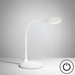 Lampe de table Fischer & Honsel Work LED Blanc, 1 lumière