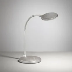 Lampe de table Fischer & Honsel Work LED Argenté, 1 lumière