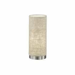Lampe de table Fischer-Honsel Thor Nickel mat, 1 lumière