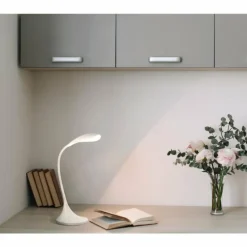 Lampe de table Fischer-Honsel Nil LED Blanc, 1 lumière