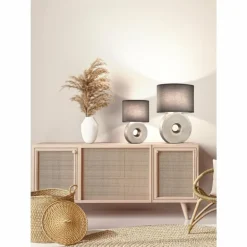 Lampe de table Fischer-Honsel Eye Argenté, 1 lumière