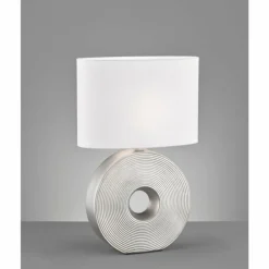 Lampe de table Fischer-Honsel Eye Argenté, 1 lumière