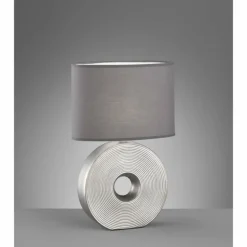 Lampe de table Fischer-Honsel Eye Argenté, 1 lumière