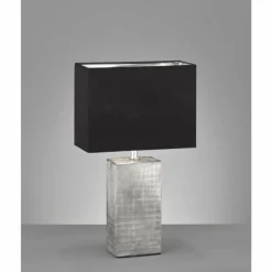 Lampe de table Fischer-Honsel Candes Argenté, 1 lumière