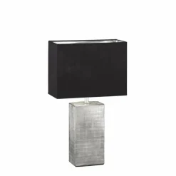 Lampe de table Fischer-Honsel Candes Argenté, 1 lumière