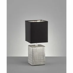 Lampe de table Fischer-Honsel Candes Argenté, 1 lumière