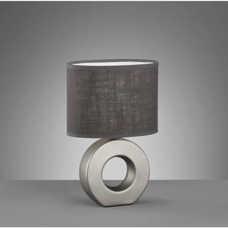 Lampe de table Fischer-Honsel Ponti Argenté, 1 lumière