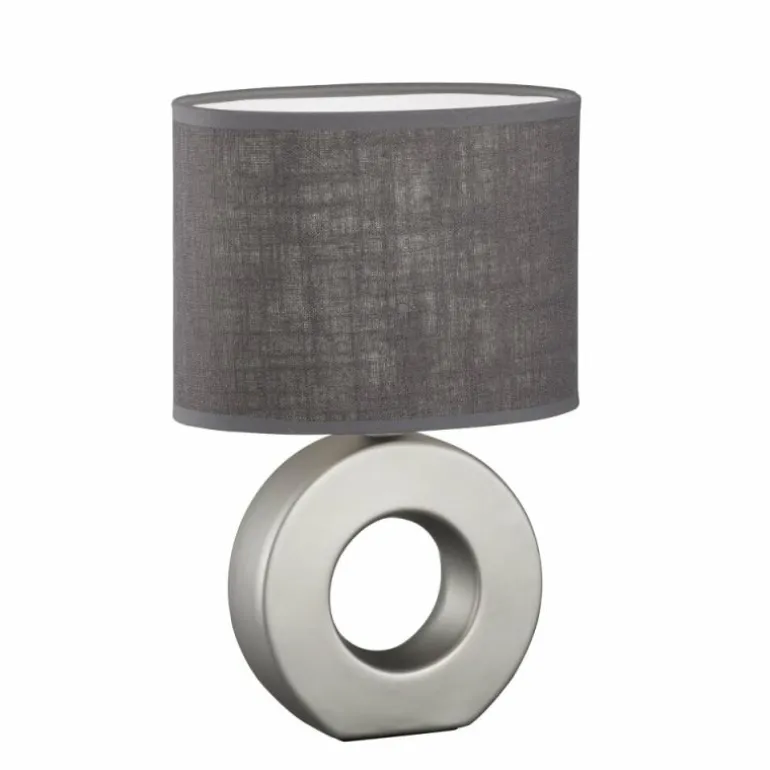 Lampe de table Fischer-Honsel Ponti Argenté, 1 lumière