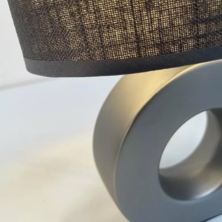 Lampe de table Fischer-Honsel Ponti Argenté, 1 lumière