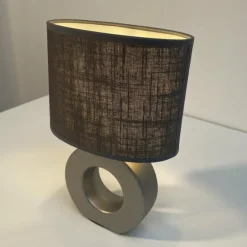 Lampe de table Fischer-Honsel Ponti Argenté, 1 lumière